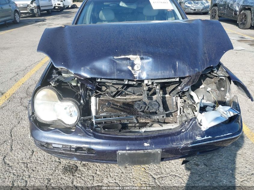 2003 Mercedes-Benz C 240 VIN: WDBRF61J23F337544 Lot: 43378482