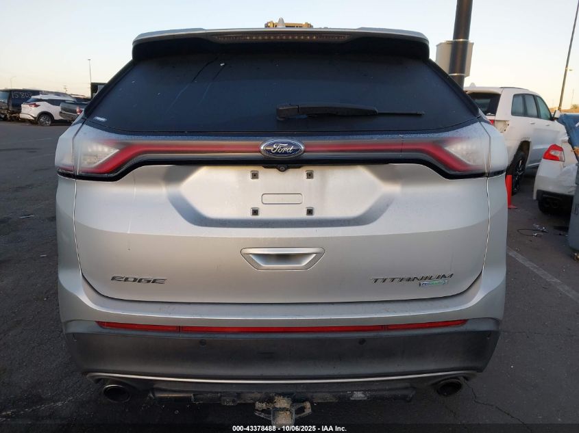 2016 Ford Edge Titanium VIN: 2FMPK3K95GBB22119 Lot: 43378488