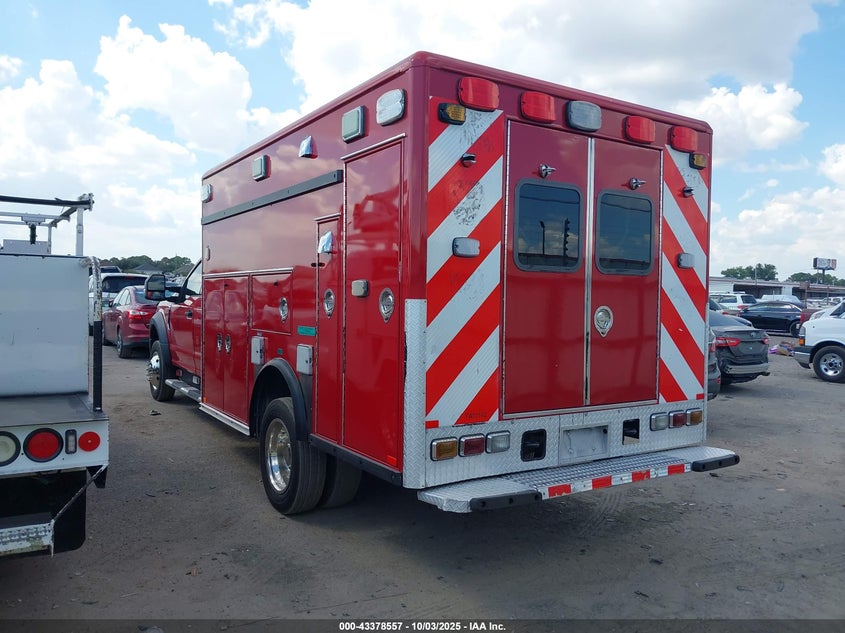 2017 Ford F-550 Chassis Xlt red truck diesel 1FD0X5HT3HED73065 photo #4