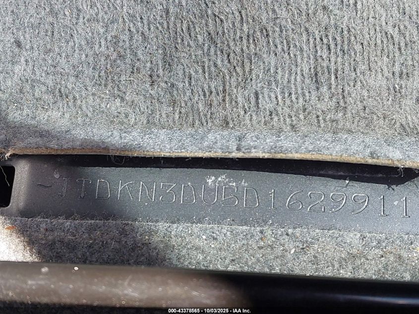 2013 Toyota Prius Two VIN: JTDKN3DU5D1629911 Lot: 43378565