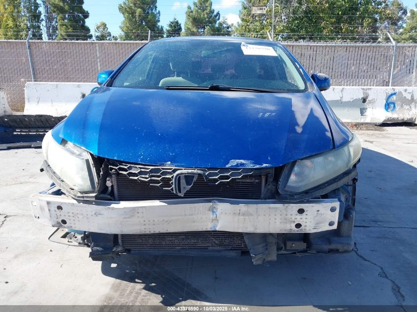 2013 Honda Civic Lx VIN: 19XFB2F57DE206951 Lot: 43378590