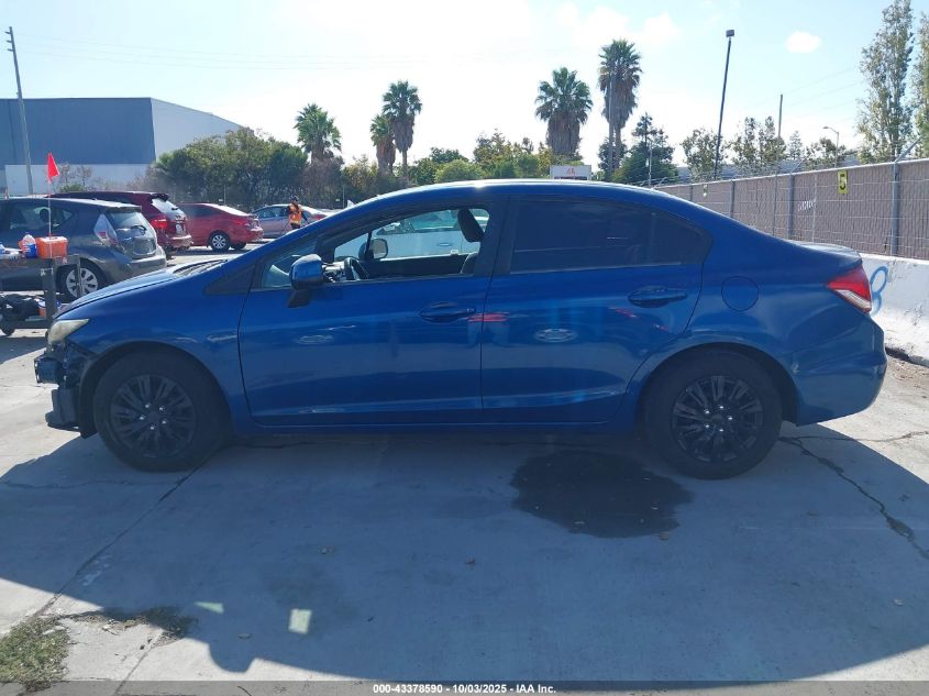 2013 Honda Civic Lx VIN: 19XFB2F57DE206951 Lot: 43378590