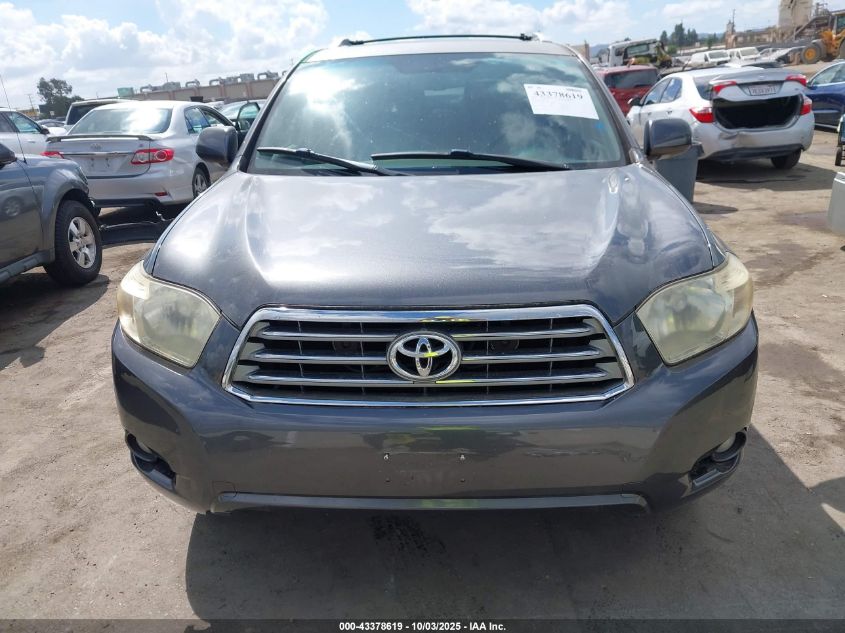 2009 Toyota Highlander Limited VIN: JTEDS42A892072165 Lot: 43378619