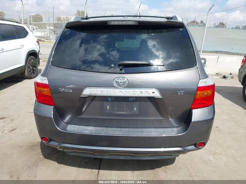 2009 Toyota Highlander Limited VIN: JTEDS42A892072165 Lot: 43378619