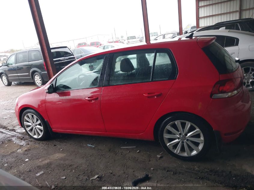 2013 Volkswagen Golf 2.0L Tdi 4-Door VIN: WVWDM7AJ6DW134956 Lot: 43378635