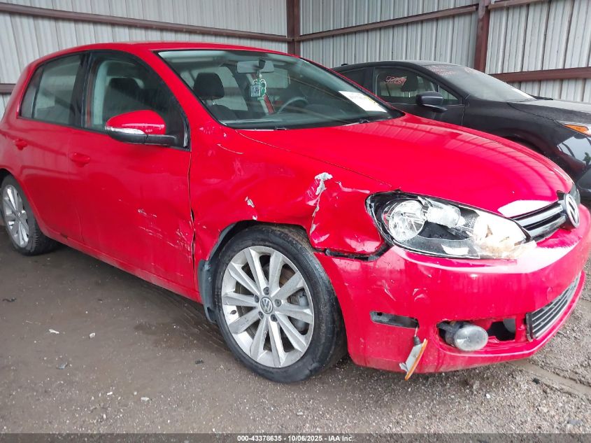 2013 Volkswagen Golf 2.0L Tdi 4-Door VIN: WVWDM7AJ6DW134956 Lot: 43378635