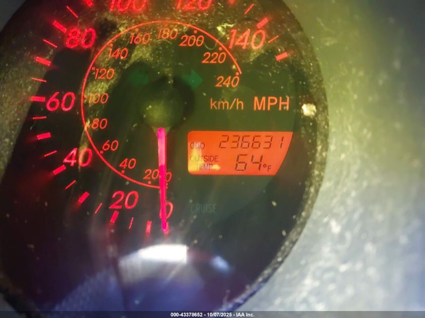 2003 Toyota Corolla Matrix Xrs VIN: 2T1KY32E23C157745 Lot: 43378652