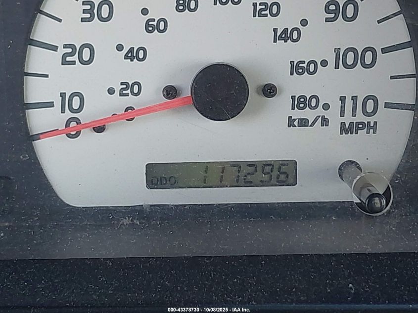 2002 Toyota Tacoma Base V6 VIN: 5TEWN72N92Z032820 Lot: 43378730