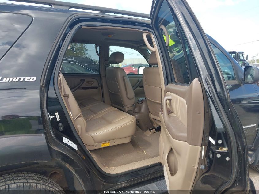 2002 Toyota Sequoia Limited V8 VIN: 5TDBT48A22S124033 Lot: 43378774