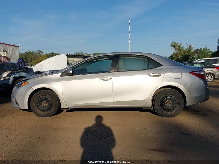 2016 Toyota Corolla Le VIN: 2T1BURHE3GC522512 Lot: 43378783