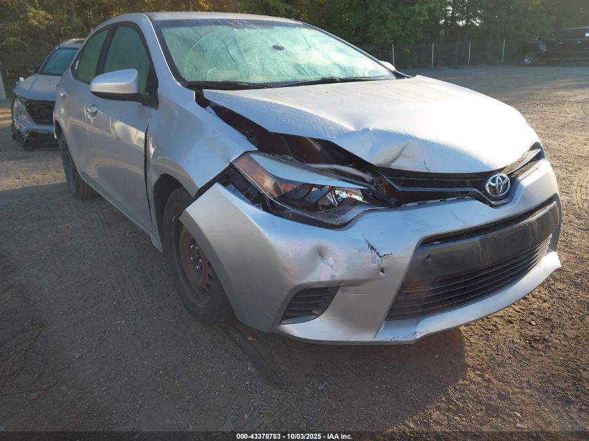 2016 Toyota Corolla Le VIN: 2T1BURHE3GC522512 Lot: 43378783