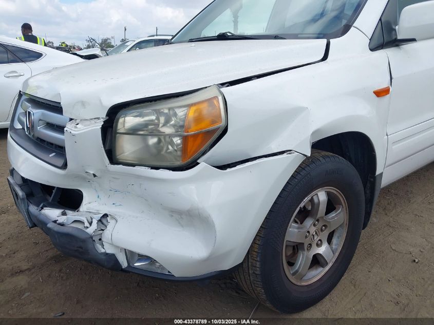 2006 Honda Pilot Ex VIN: 2HKYF18416H532772 Lot: 43378789