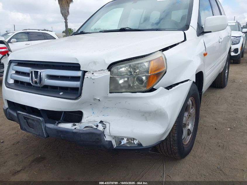 2006 Honda Pilot Ex VIN: 2HKYF18416H532772 Lot: 43378789