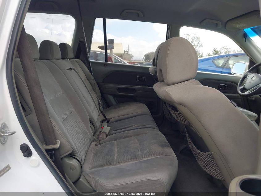 2006 Honda Pilot Ex VIN: 2HKYF18416H532772 Lot: 43378789