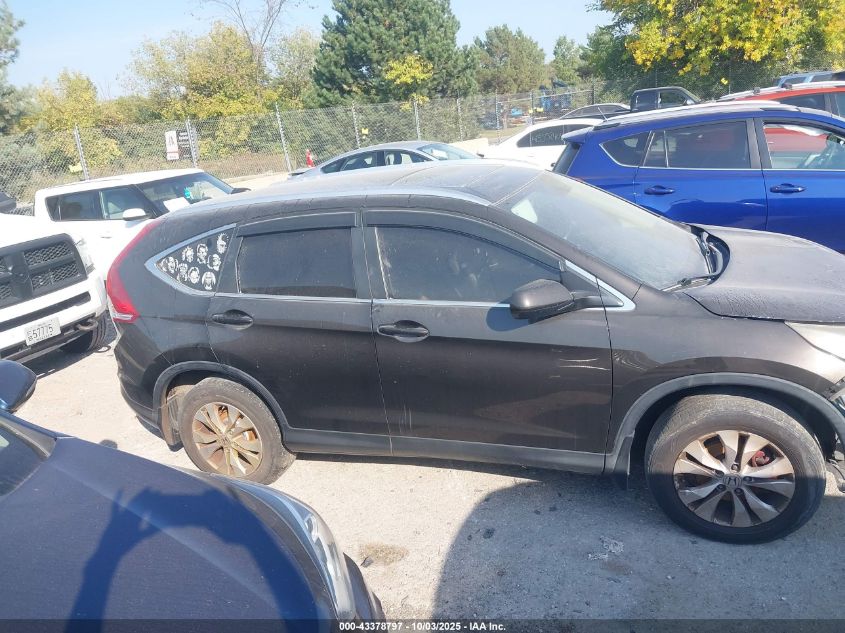 2013 Honda Cr-V Ex-L VIN: 5J6RM4H74DL008380 Lot: 43378797