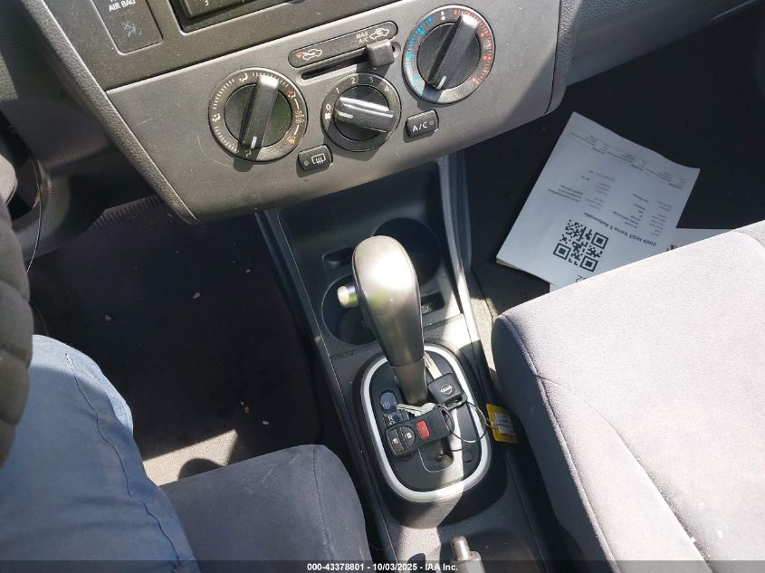 2009 Nissan Versa 1.8S VIN: 3N1BC13E09L363480 Lot: 43378801