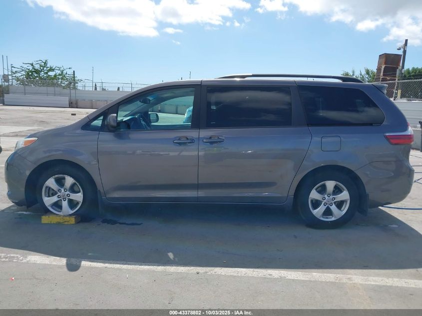 2016 Toyota Sienna Le 8 Passenger VIN: 5TDKK3DC2GS753125 Lot: 43378802