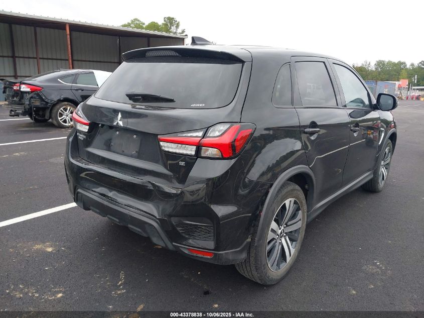 2024 Mitsubishi Outlander Sport 2.0 Es Awc/2.0 Le Awc/2.0 Ralliart Awc/2.0 S Awc/2.0 Se Awc/2.0 Trail Edition Awc VIN: JA4ARUAU5RU020361 Lot: 43378838