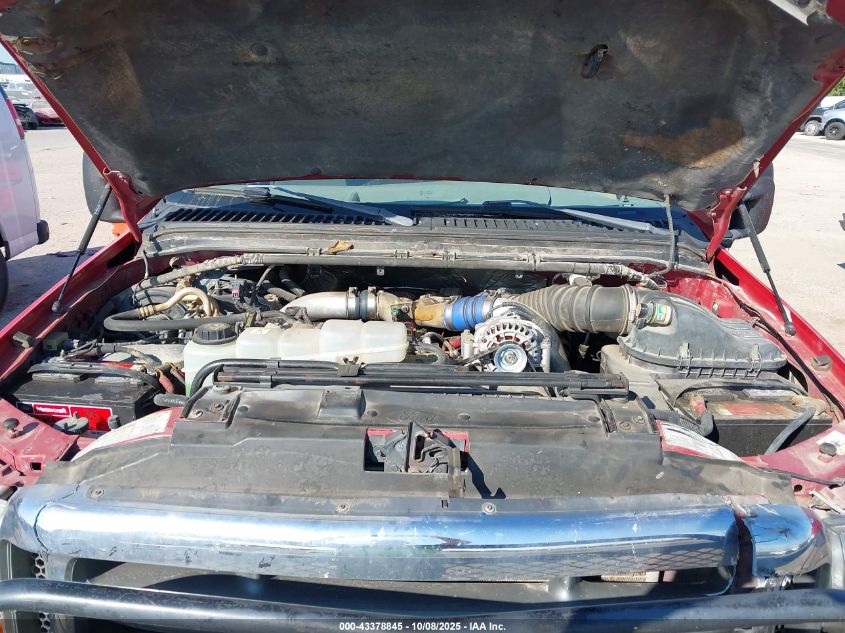 1999 Ford F-250 Lariat/Xl/Xlt VIN: 1FTNW21FXXEA54356 Lot: 43378845