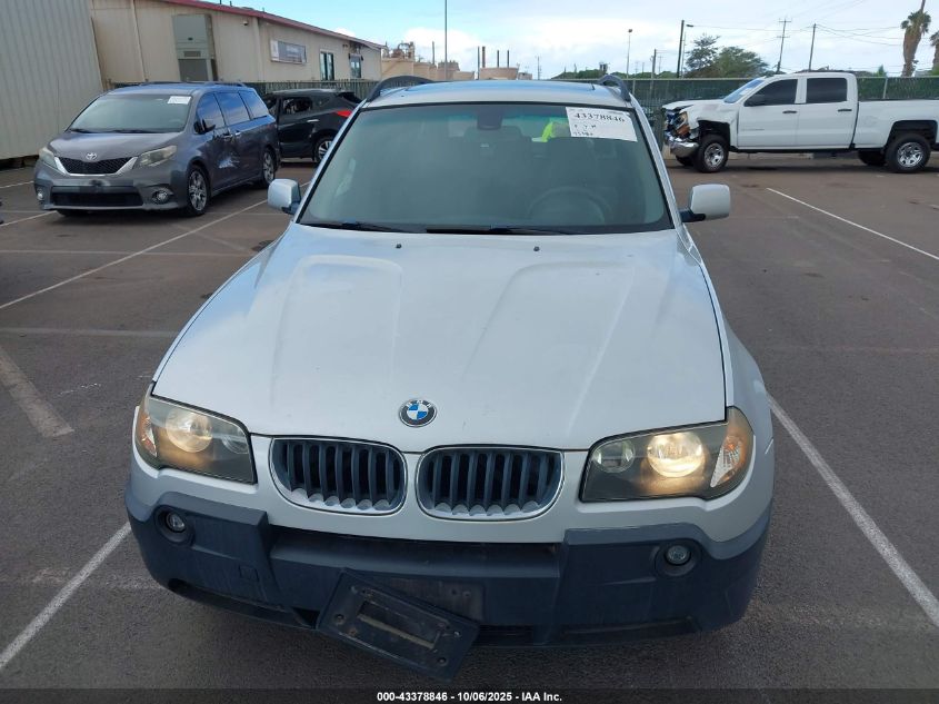 2005 BMW X3 2.5I VIN: WBXPA73445WC49138 Lot: 43378846
