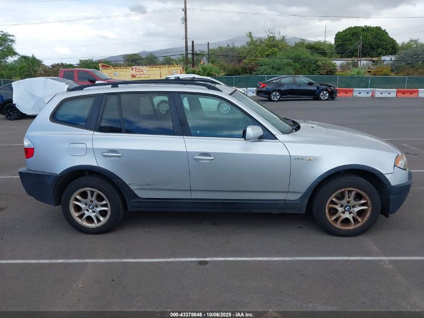 2005 BMW X3 2.5I VIN: WBXPA73445WC49138 Lot: 43378846