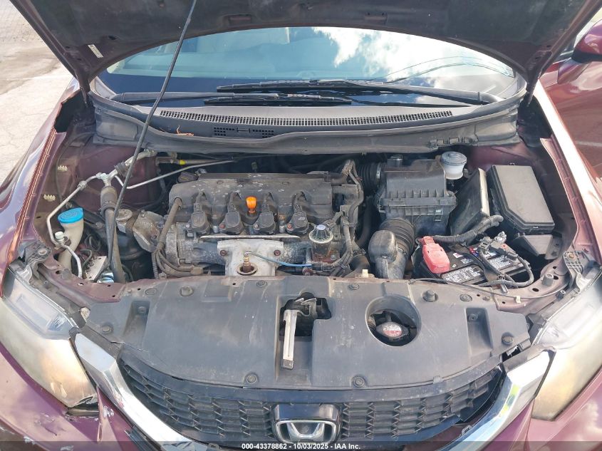 2013 Honda Civic Ex VIN: 19XFB2F8XDE000985 Lot: 43378862