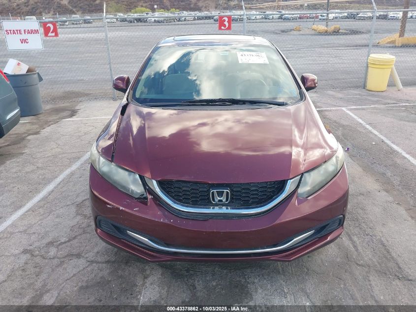 2013 Honda Civic Ex VIN: 19XFB2F8XDE000985 Lot: 43378862