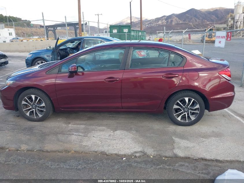 2013 Honda Civic Ex VIN: 19XFB2F8XDE000985 Lot: 43378862