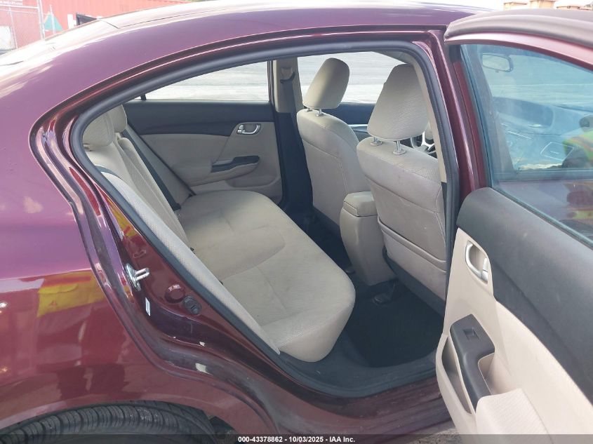 2013 Honda Civic Ex VIN: 19XFB2F8XDE000985 Lot: 43378862