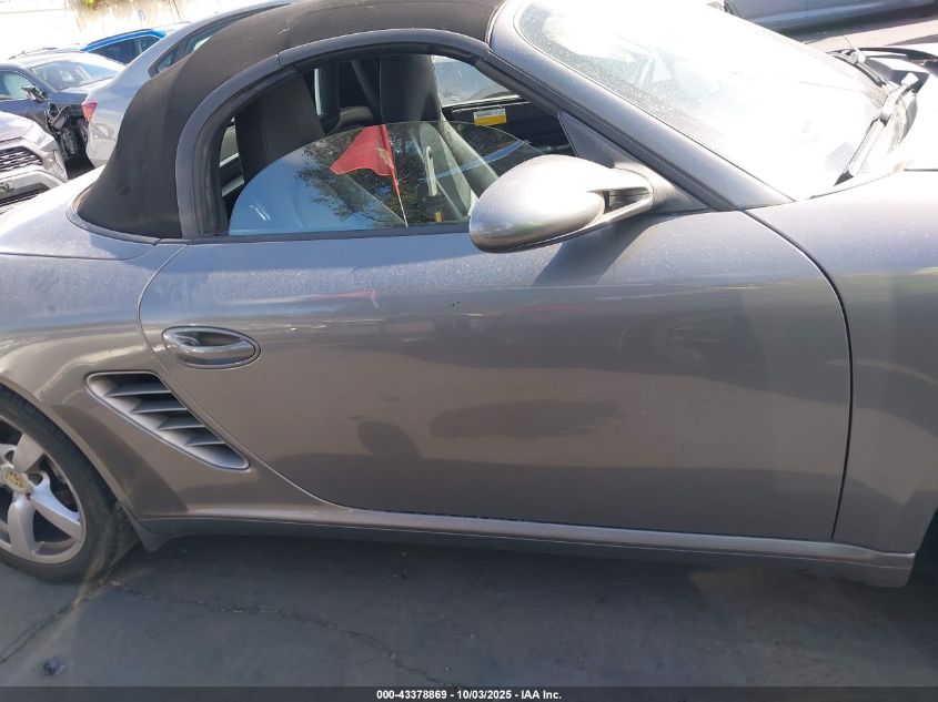 2008 Porsche Boxster VIN: WP0CA29818U712245 Lot: 43378869