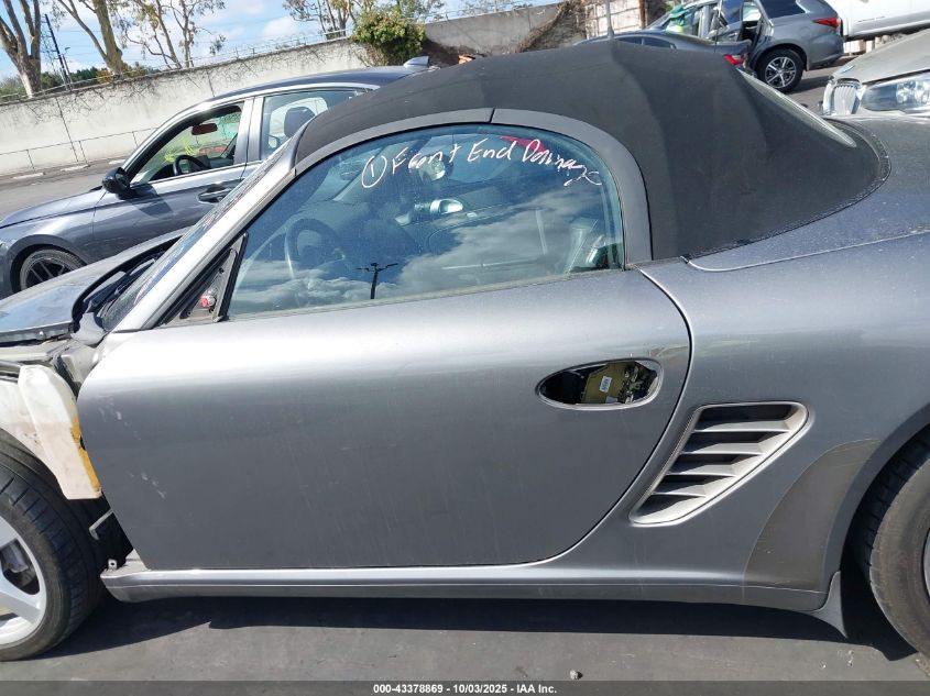 2008 Porsche Boxster VIN: WP0CA29818U712245 Lot: 43378869