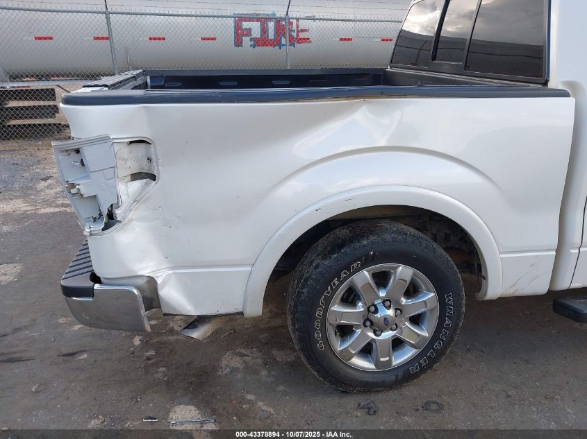 2013 Ford F-150 Lariat VIN: 1FTFW1CF1DFC39316 Lot: 43378894