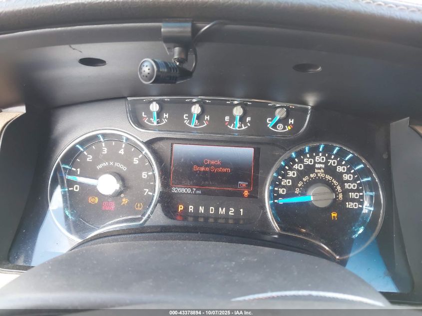 2013 Ford F-150 Lariat VIN: 1FTFW1CF1DFC39316 Lot: 43378894