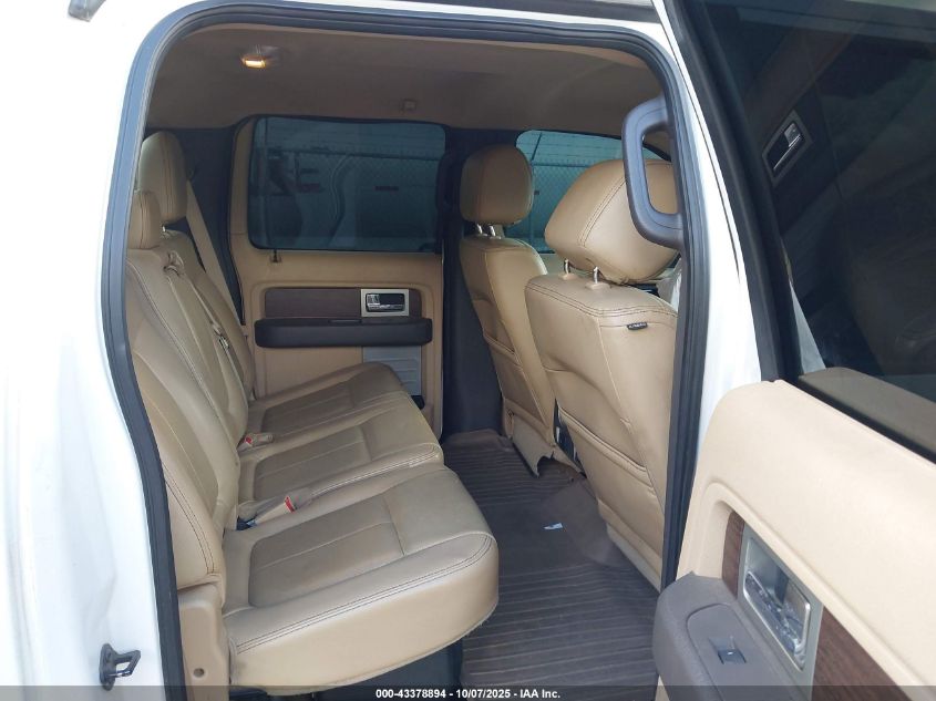 2013 Ford F-150 Lariat VIN: 1FTFW1CF1DFC39316 Lot: 43378894