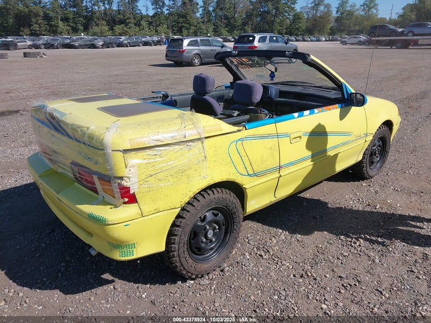JG1MR3367MK607993 1991 GEO METRO photo no. 4