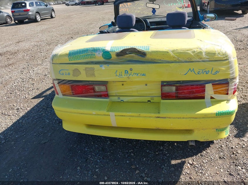 JG1MR3367MK607993 1991 GEO METRO photo no. 6