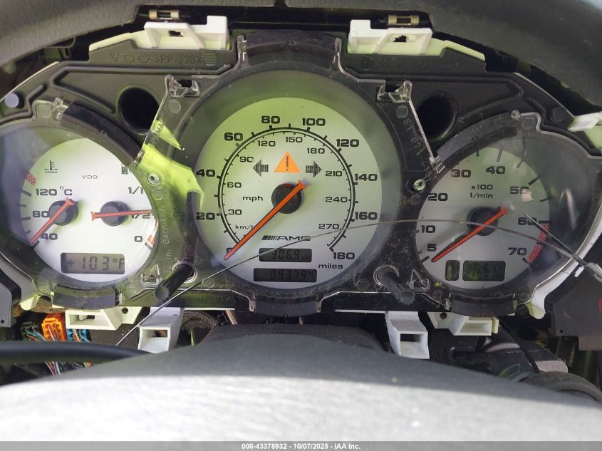 2002 Mercedes-Benz Slk 32 Amg VIN: WDBKK66F02F233876 Lot: 43378932