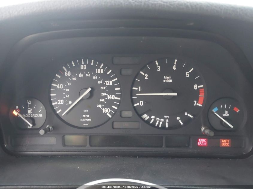 1989 BMW 735 I Automatic VIN: WBAGB4318KDB61275 Lot: 43378935