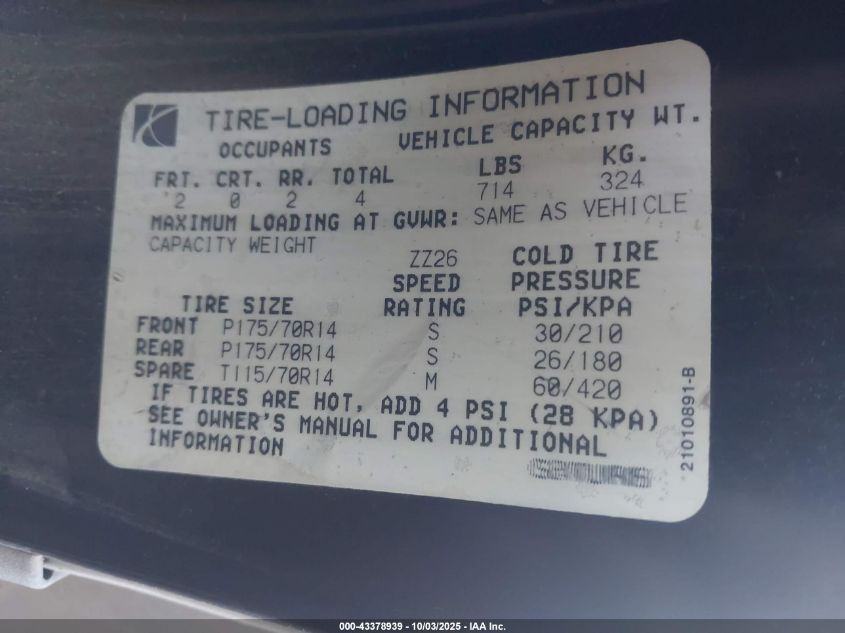 1995 Saturn Sc1 VIN: 1G8ZF1287SZ365895 Lot: 43378939