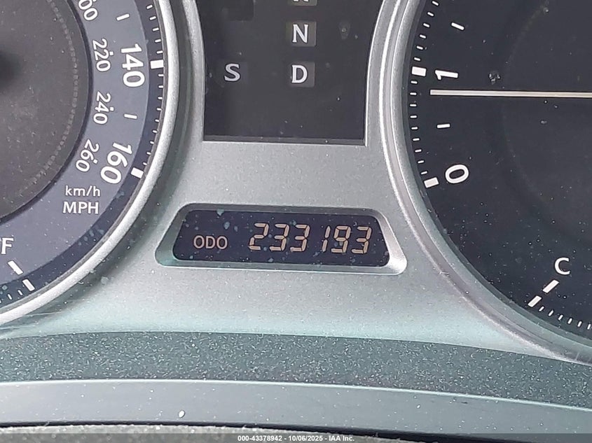 2009 Lexus Is 250 VIN: JTHBK262X95100032 Lot: 43378942