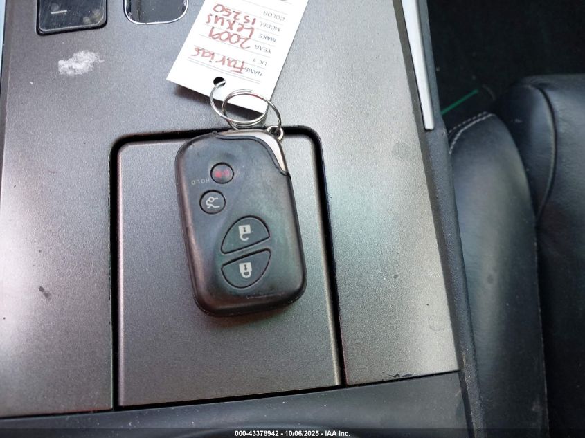 2009 Lexus Is 250 VIN: JTHBK262X95100032 Lot: 43378942