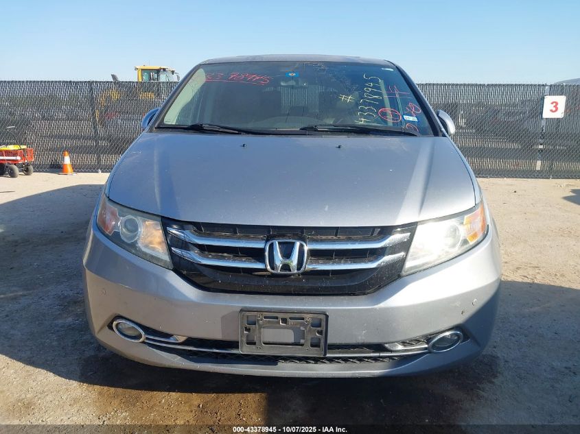 2016 Honda Odyssey Touring/Touring Elite VIN: 5FNRL5H98GB046489 Lot: 43378945