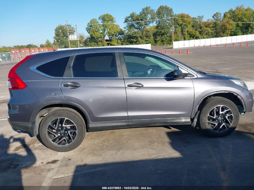 2016 Honda Cr-V Se VIN: 2HKRM3H45GH543975 Lot: 43378983