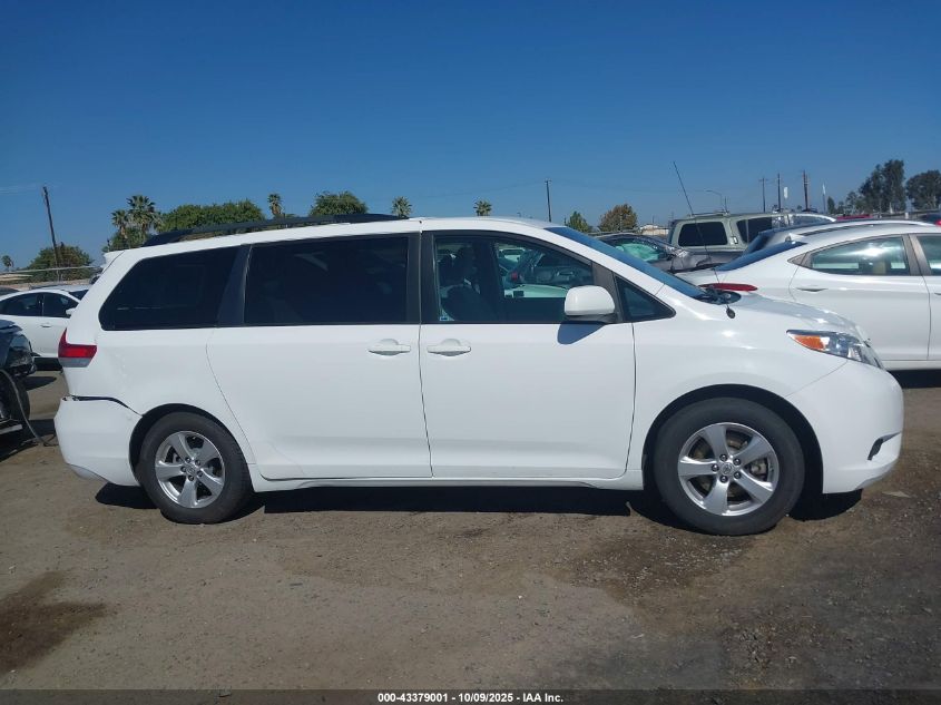 2014 Toyota Sienna Le V6 8 Passenger VIN: 5TDKK3DC0ES455590 Lot: 43379001