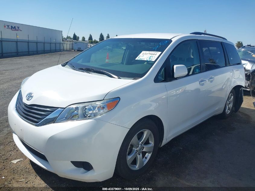 2014 Toyota Sienna Le V6 8 Passenger VIN: 5TDKK3DC0ES455590 Lot: 43379001