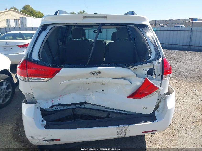 2014 Toyota Sienna Le V6 8 Passenger VIN: 5TDKK3DC0ES455590 Lot: 43379001