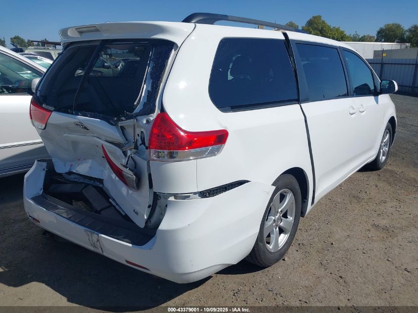 2014 Toyota Sienna Le V6 8 Passenger VIN: 5TDKK3DC0ES455590 Lot: 43379001