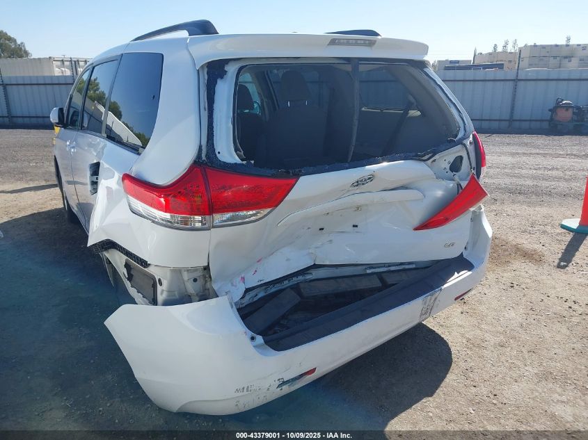 2014 Toyota Sienna Le V6 8 Passenger VIN: 5TDKK3DC0ES455590 Lot: 43379001