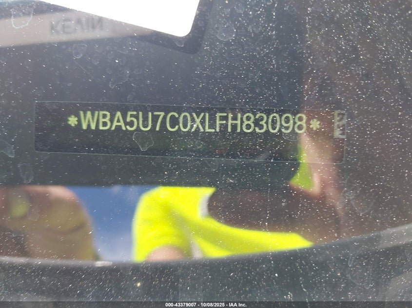 2020 BMW 3 SERIES M340I WBA5U7C0XLFH83098