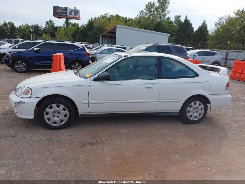 2000 Honda Civic Ex VIN: 1HGEJ8249YL049629 Lot: 43379011